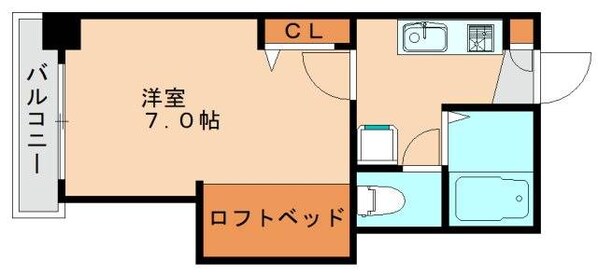 九産大前駅 徒歩3分 5階の物件間取画像